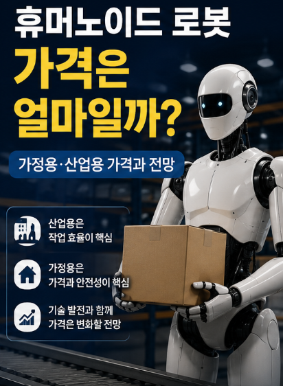 휴머노이드 로봇 가격은 얼마일까? 가정용·산업용 가격과 전망